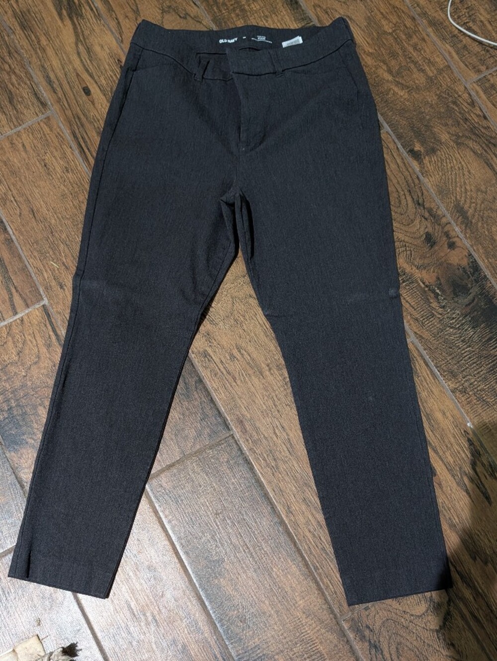 Old Navy Womens Black High-Rise Pixie Pants